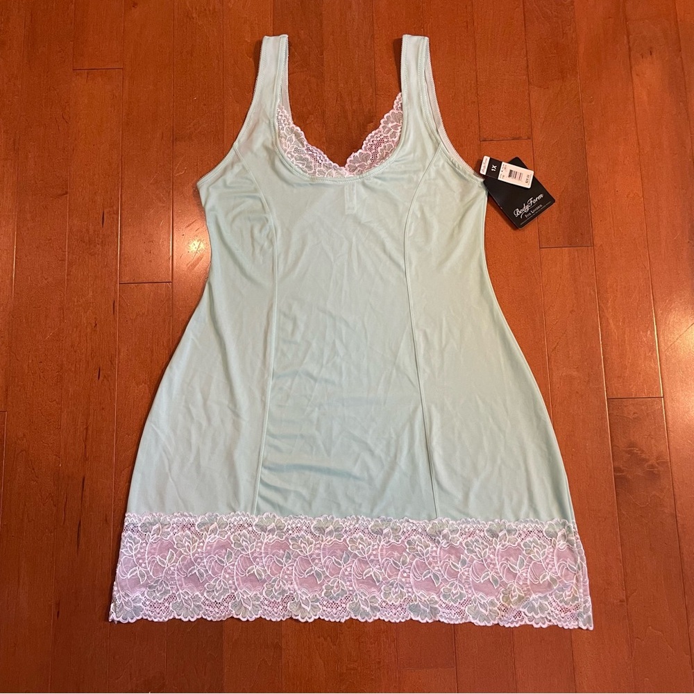 Lace Trim Sleep Dresses - Picture 2 of 6